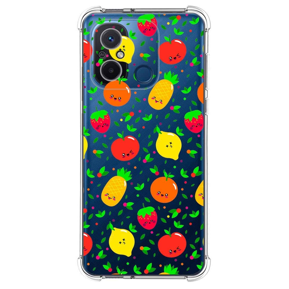 Funda Silicona Antigolpes compatible con Xiaomi Redmi 12C diseño Frutas 01 Dibujos
