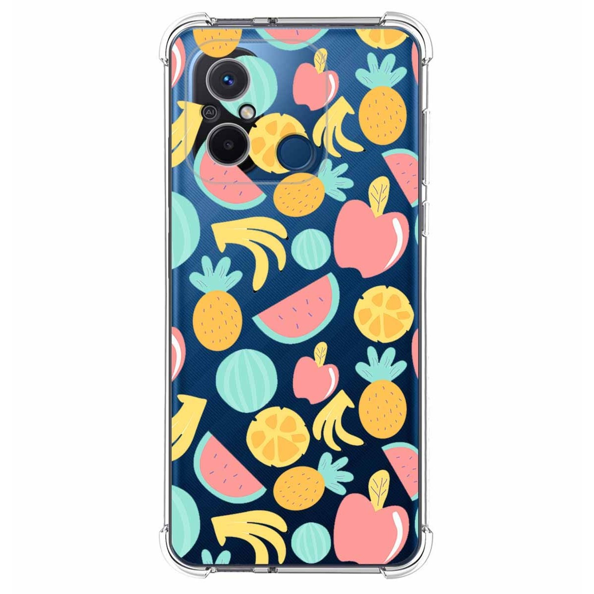 Funda Silicona Antigolpes compatible con Xiaomi Redmi 12C diseño Frutas 02 Dibujos