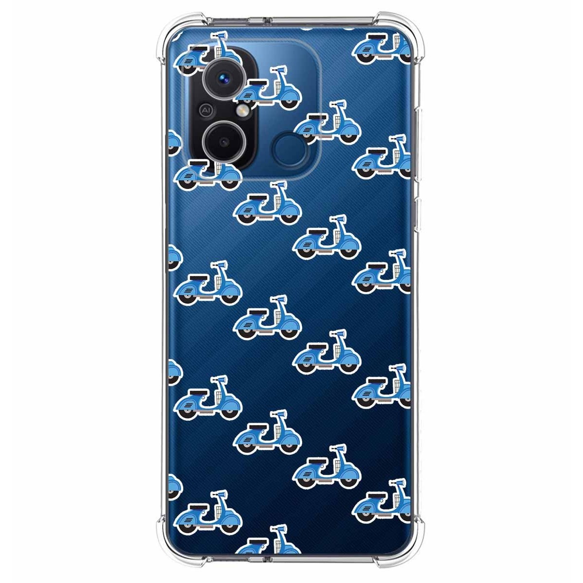 Funda Silicona Antigolpes compatible con Xiaomi Redmi 12C diseño Scooter Dibujos