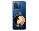 Funda Silicona Antigolpes compatible con Xiaomi Redmi 12C diseño Hombre Escalada Dibujos