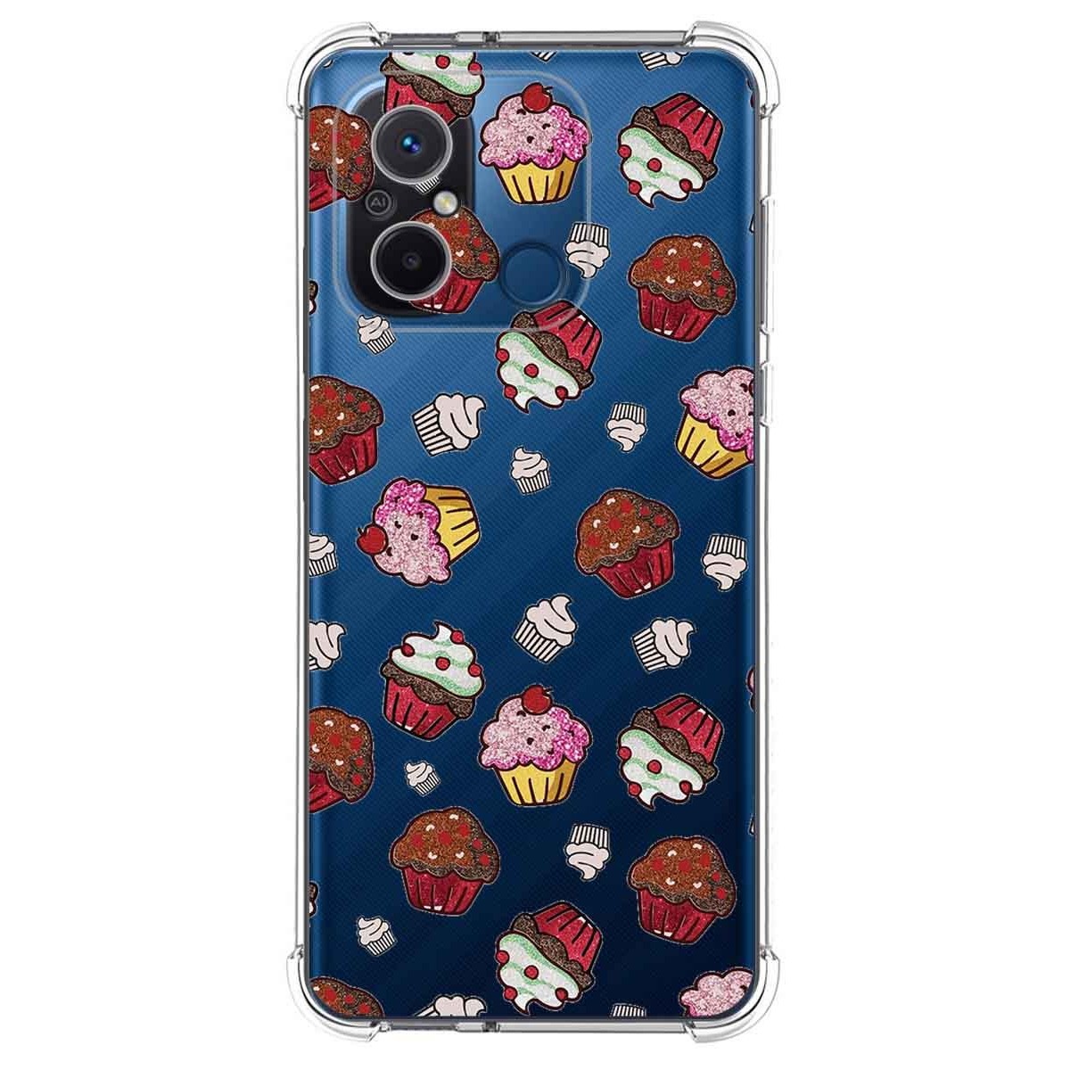 Funda Silicona Antigolpes compatible con Xiaomi Redmi 12C diseño Muffins Dibujos