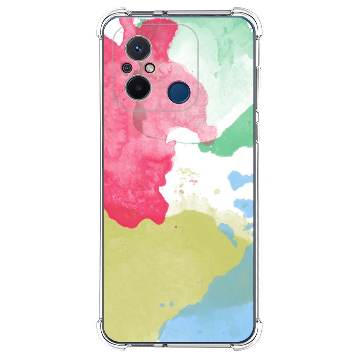 Funda Silicona Antigolpes compatible con Xiaomi Redmi 12C diseño Acuarela 02 Dibujos
