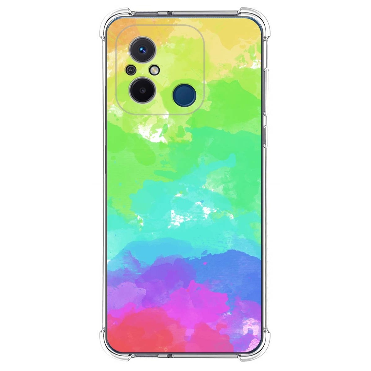 Funda Silicona Antigolpes compatible con Xiaomi Redmi 12C diseño Acuarela 03 Dibujos