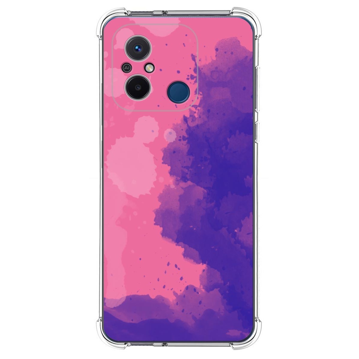 Funda Silicona Antigolpes compatible con Xiaomi Redmi 12C diseño Acuarela 07 Dibujos