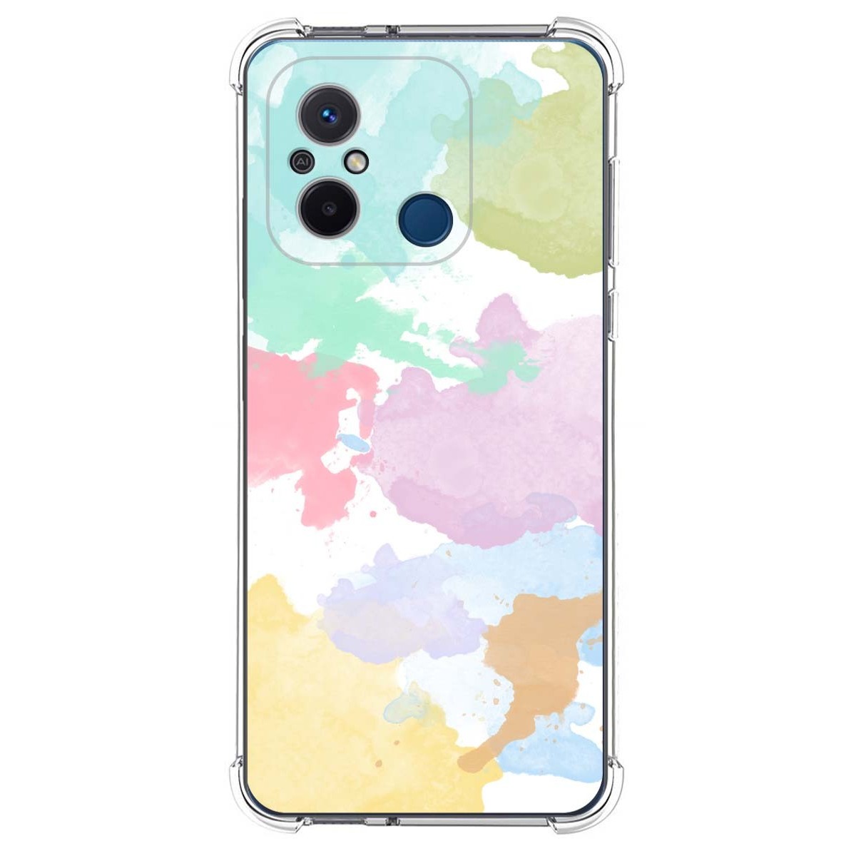 Funda Silicona Antigolpes compatible con Xiaomi Redmi 12C diseño Acuarela 11 Dibujos