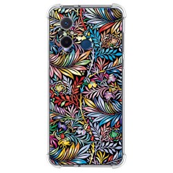 Funda Silicona Antigolpes compatible con Xiaomi Redmi 12C diseño Flores 04 Dibujos