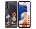 Funda Silicona Transparente para Samsung Galaxy A14 4G / 5G diseño Avestruz Dibujos