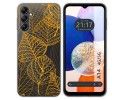 Funda Silicona Transparente para Samsung Galaxy A14 4G / 5G diseño Hojas Dibujos