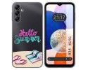 Funda Silicona Transparente para Samsung Galaxy A14 4G / 5G diseño Summer Dibujos