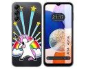Funda Silicona Transparente para Samsung Galaxy A14 4G / 5G diseño Unicornio Dibujos