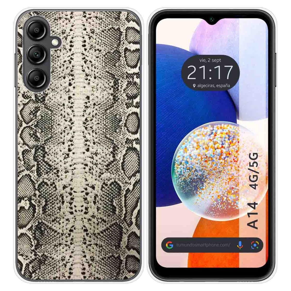 Funda Silicona para Samsung Galaxy A14 4G / 5G diseño Animal 01 Dibujos