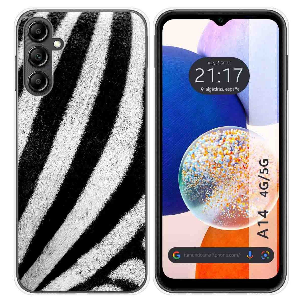 Funda Silicona para Samsung Galaxy A14 4G / 5G diseño Animal 02 Dibujos