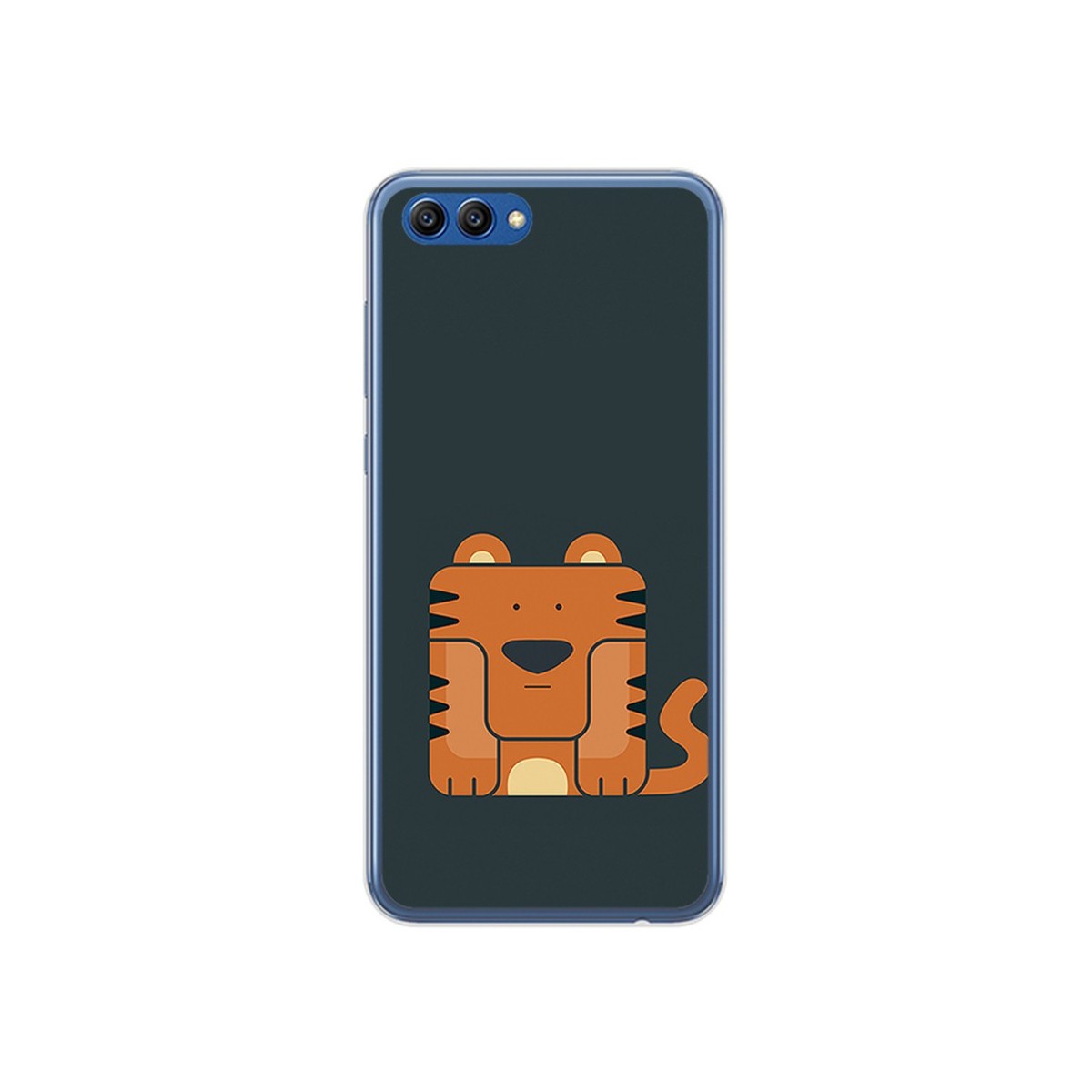 Funda Gel Tpu para Huawei Honor View 10 Diseño Tigre Dibujos