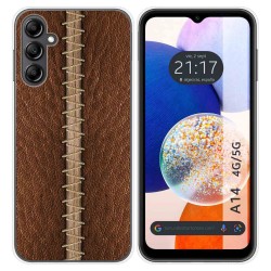 Funda Silicona para Samsung Galaxy A14 4G / 5G diseño Cuero 01 Dibujos