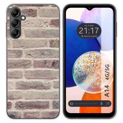Funda Silicona para Samsung Galaxy A14 4G / 5G diseño Ladrillo 01 Dibujos