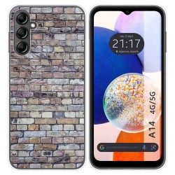 Funda Silicona para Samsung Galaxy A14 4G / 5G diseño Ladrillo 02 Dibujos