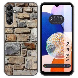 Funda Silicona para Samsung Galaxy A14 4G / 5G diseño Ladrillo 03 Dibujos