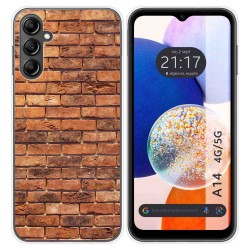 Funda Silicona para Samsung Galaxy A14 4G / 5G diseño Ladrillo 04 Dibujos