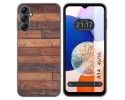 Funda Silicona para Samsung Galaxy A14 4G / 5G diseño Madera 03 Dibujos