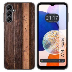 Funda Silicona para Samsung Galaxy A14 4G / 5G diseño Madera 05 Dibujos