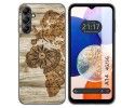 Funda Silicona para Samsung Galaxy A14 4G / 5G diseño Madera 07 Dibujos