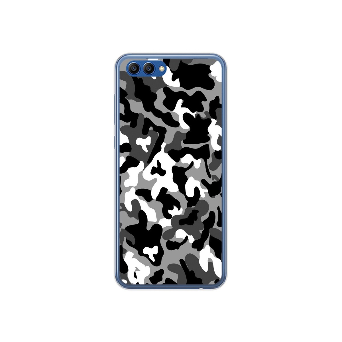 Funda Gel Tpu para Huawei Honor View 10 Diseño Snow Camuflaje Dibujos