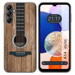 Funda Silicona para Samsung Galaxy A14 4G / 5G diseño Madera 11 Dibujos
