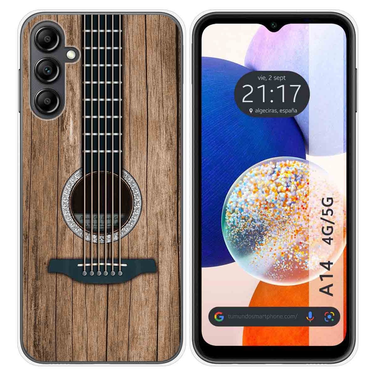Funda Silicona para Samsung Galaxy A14 4G / 5G diseño Madera 11 Dibujos