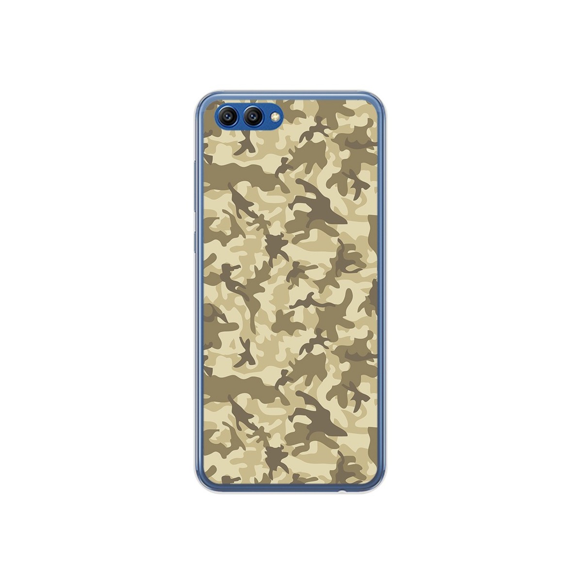 Funda Gel Tpu para Huawei Honor View 10 Diseño Sand Camuflaje Dibujos