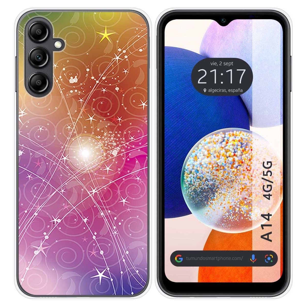 Funda Silicona para Samsung Galaxy A14 4G / 5G diseño Abstracto Dibujos