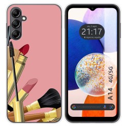 Funda Silicona para Samsung Galaxy A14 4G / 5G diseño Brochas Dibujos