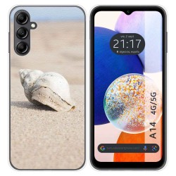 Funda Silicona para Samsung Galaxy A14 4G / 5G diseño Concha Dibujos