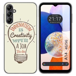 Funda Silicona para Samsung Galaxy A14 4G / 5G diseño Creativity Dibujos