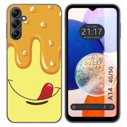Funda Silicona para Samsung Galaxy A14 4G / 5G diseño Helado Vainilla Dibujos