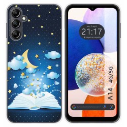 Funda Silicona para Samsung Galaxy A14 4G / 5G diseño Libro Cuentos Dibujos