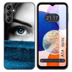 Funda Silicona para Samsung Galaxy A14 4G / 5G diseño Ojo Dibujos
