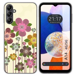 Funda Silicona para Samsung Galaxy A14 4G / 5G diseño Primavera En Flor Dibujos