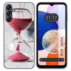 Funda Silicona para Samsung Galaxy A14 4G / 5G diseño Reloj Dibujos