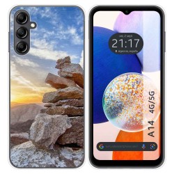 Funda Silicona para Samsung Galaxy A14 4G / 5G diseño Sunset Dibujos