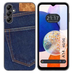 Funda Silicona para Samsung Galaxy A14 4G / 5G diseño Vaquero Dibujos