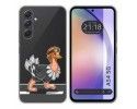 Funda Silicona Transparente para Samsung Galaxy A54 5G diseño Avestruz Dibujos