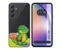 Funda Silicona Transparente para Samsung Galaxy A54 5G diseño Coco Dibujos
