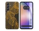 Funda Silicona Transparente para Samsung Galaxy A54 5G diseño Hojas Dibujos