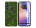 Funda Silicona Transparente para Samsung Galaxy A54 5G diseño Jungla Dibujos