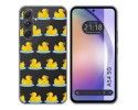 Funda Silicona Transparente para Samsung Galaxy A54 5G diseño Pato Dibujos