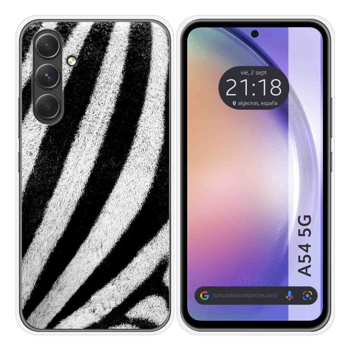 Funda Silicona para Samsung Galaxy A54 5G diseño Animal 02 Dibujos