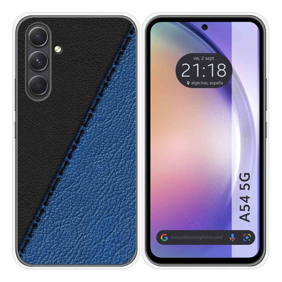 Funda Silicona para Samsung Galaxy A54 5G diseño Cuero 02 Dibujos
