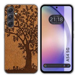 Funda Silicona para Samsung Galaxy A54 5G diseño Cuero 03 Dibujos