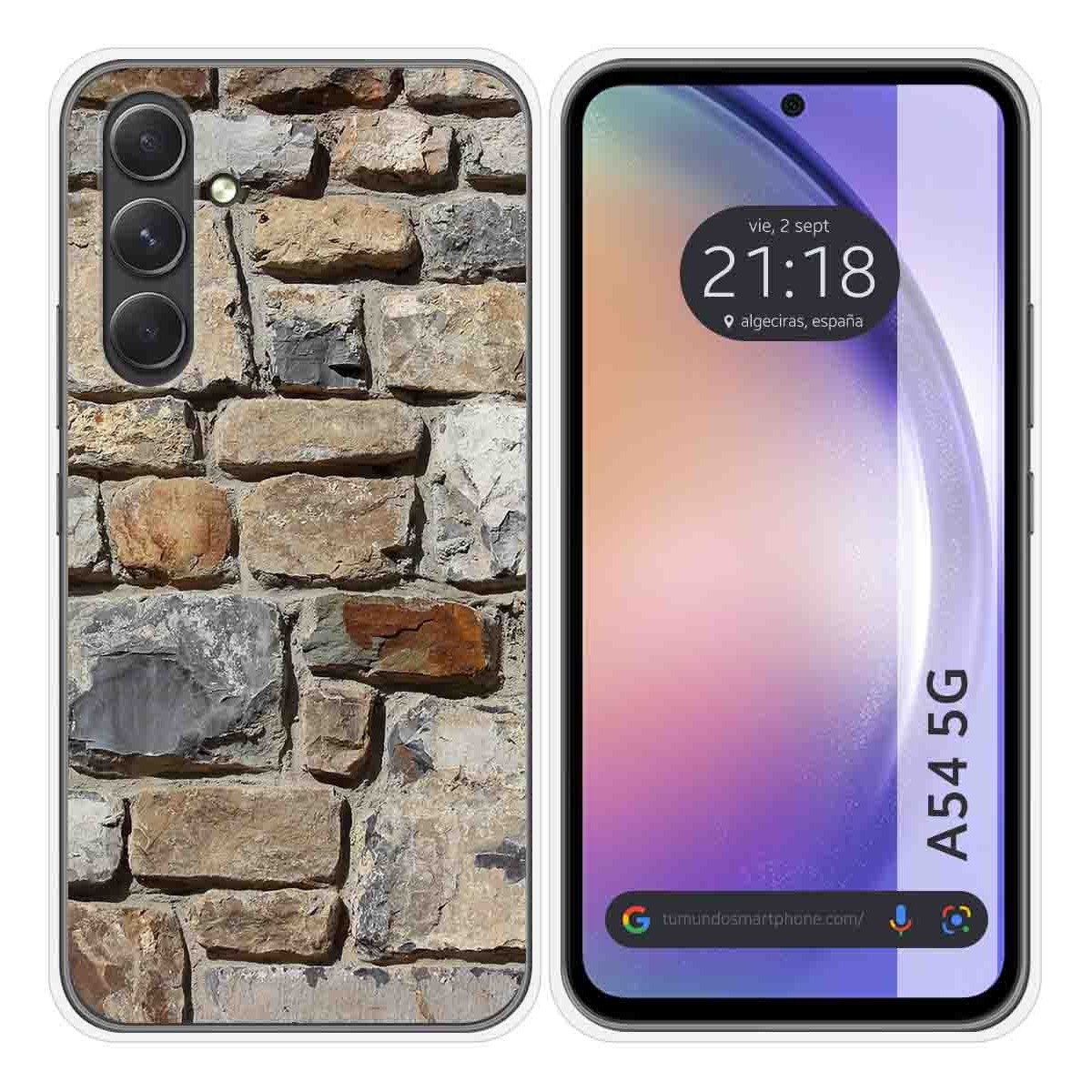 Funda Silicona para Samsung Galaxy A54 5G diseño Ladrillo 03 Dibujos