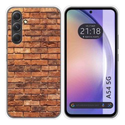Funda Silicona para Samsung Galaxy A54 5G diseño Ladrillo 04 Dibujos